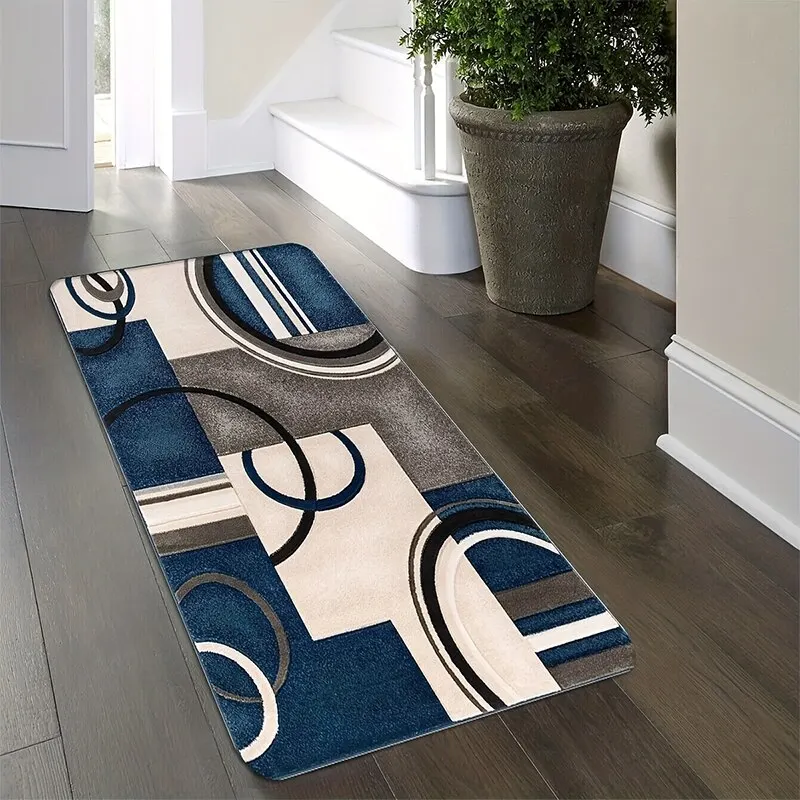 Modern European Style Floor Mat Non Slip Absorbent Entrance Door Mat Bathroom Shower Household Bathroom Bedroom