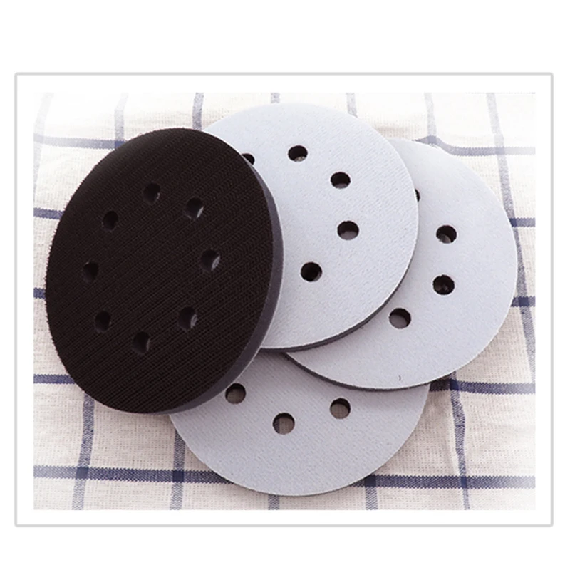 

Hook And Loop Protection Pad 5 Inch 8 Hole Soft Interface Sanding Polishing Disc Protective Pad Backing Pad For Sander Grinding