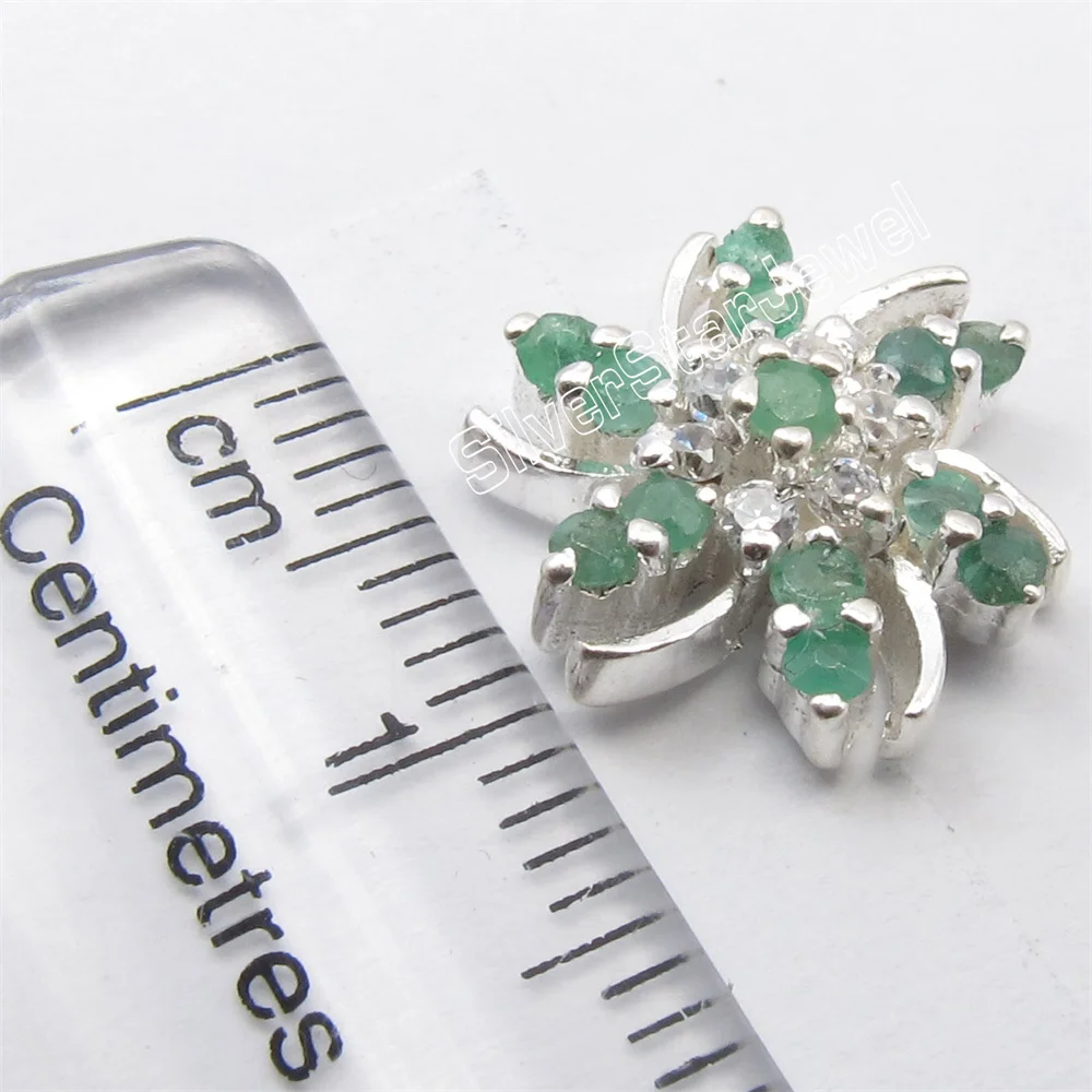 Many Color Semi-precious Stone   Stud Earrings