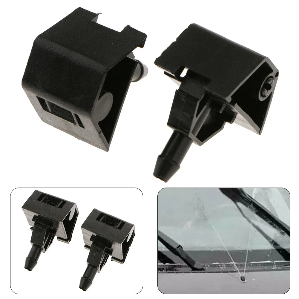 

2 Pcs Car Windscreen Washer Nozzle Jet Set 28932JD000 For Nissan-Qashqai N/S O/S 2007-2014 Windshield Wiper Jet Replacement