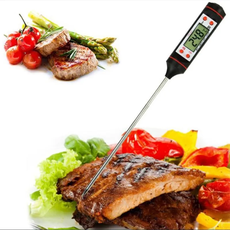 Digital Thermometer with 15cm Long Probe, Candle Making Kits, Measure  Liquid Soy Paraffin Wax, Baked Milk Meat BBQ - AliExpress