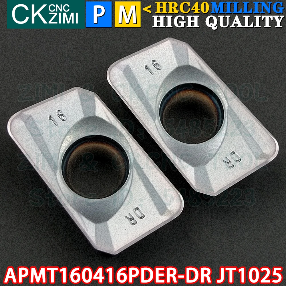 

APMT160416PDER-DR JT1025 APMT 160416 PDER Carbide Inserts Shoulder Milling Inserts Tools CNC Metal Lathe Indexable Cutting Tools