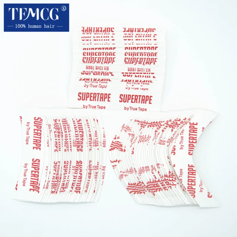Waterproof Hair Tape Double Side Adhesive 36pcs Supertape for Lace Wig Toupee Replacement