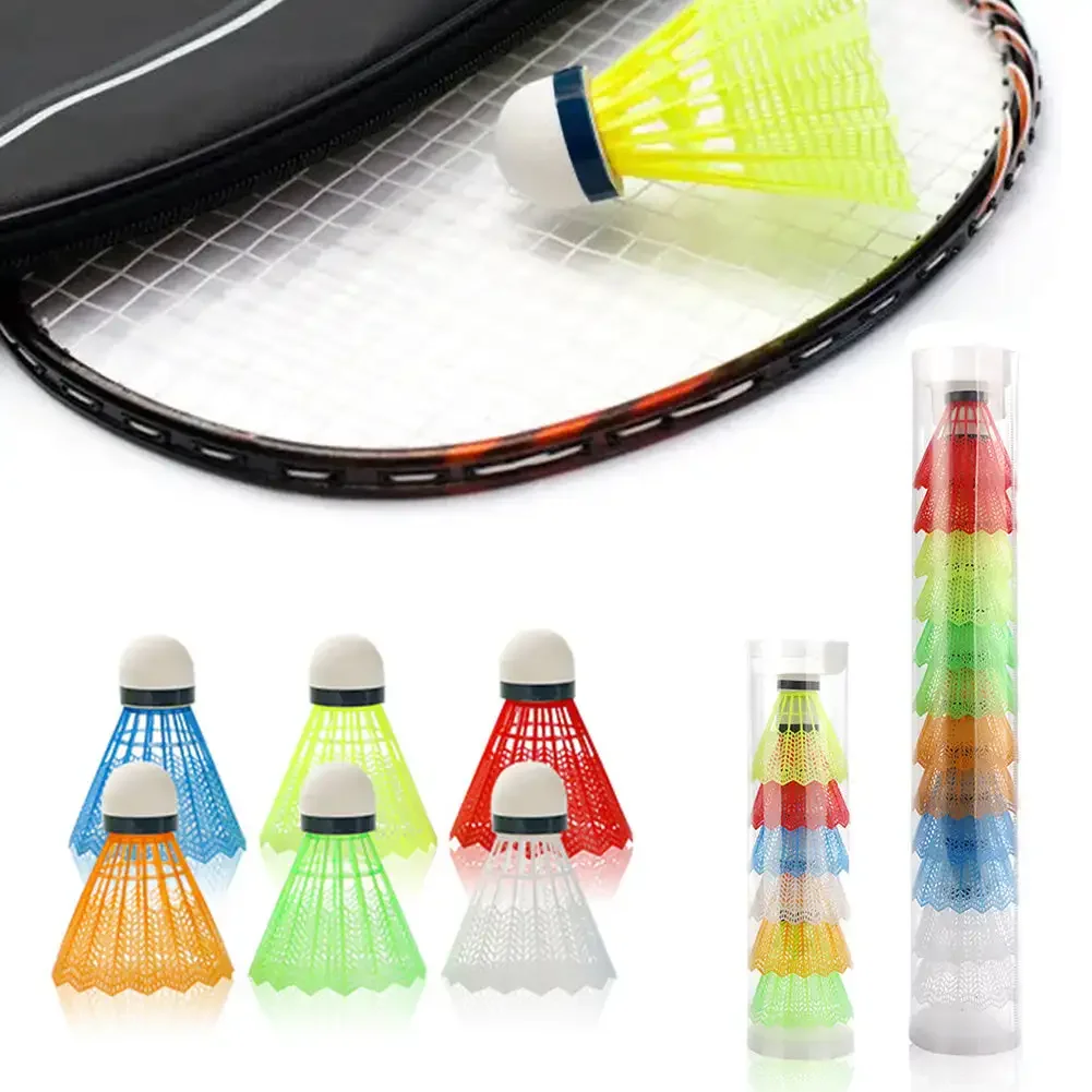 6/12Pcs Colorful Shuttlecocks Badminton Foam Balls Leisure Sport Games Windproof Shuttlecock Ball Training Accessories
