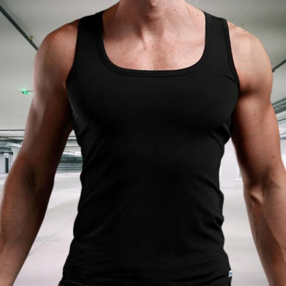 Pack De 3 Débardeurs 100% Coton Pour Hommes - Taille S à XL - Blanc, Sans Manches