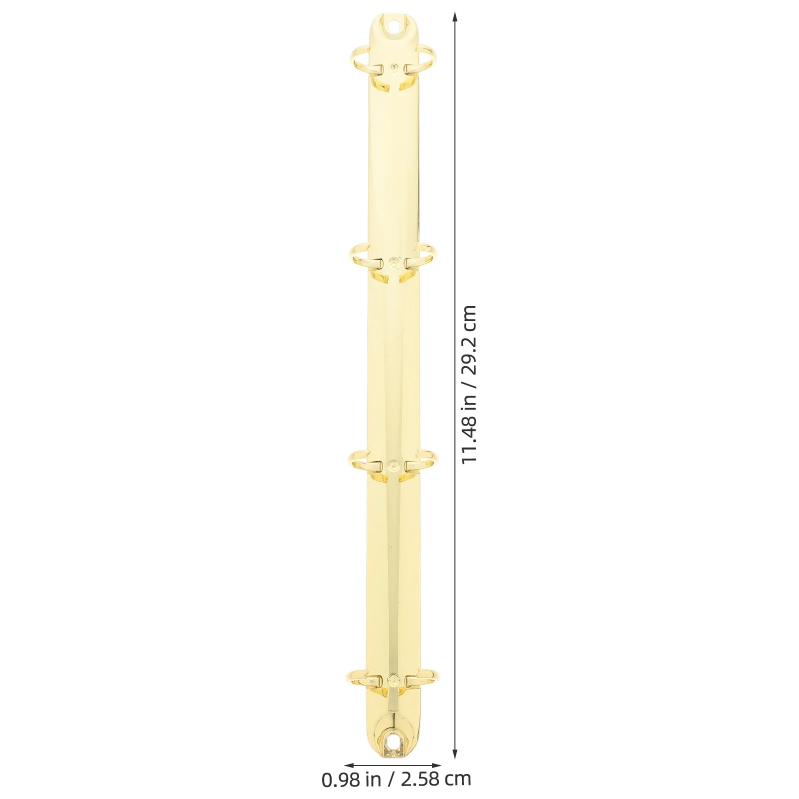 Metal Ring Binder Mechanism A4 4-Ring Binding Spine Replacement Kit For Diy Planners Organizers Loose Leaf Notebook