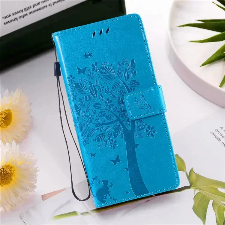 Genuine Leather Flip Phone Wallet Case and Cover Bag