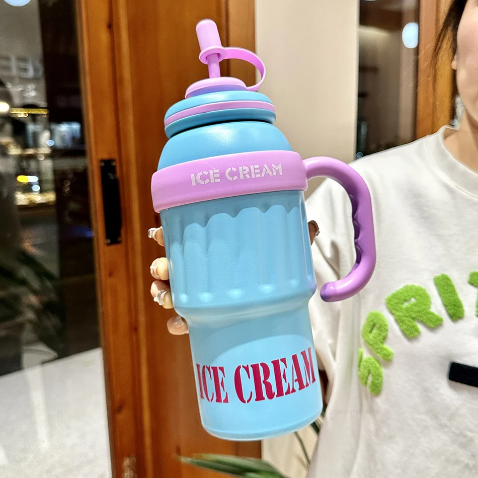 New Large Capacity Thermos Cup With Handle And Straw Stainless Stee Car Portable Travel Thermal Cup Big Mac Thermos Water Bottle - Aliexpress 15 20 New Large Capacity Thermos Cup With Handle And Straw Stainless Stee Car Portable Travel Thermal Cup Big Mac Thermos Water Bottle - Aliexpress 15