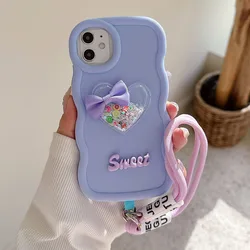 Cute Fruit Bow Heart Soft Phone Case - Macaroon Candy Cover for Infinix Hot 40 Pro (Purple)