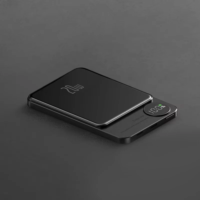 10000mAh Alloy Magsafe Powerbank Magnetic Power Bank Бездротовий швидкий зарядний пристрій Портативний акумулятор для Magsafe iPhone 16 15 14 13 12