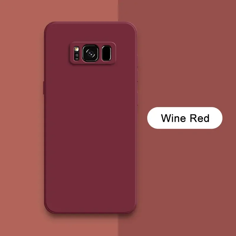 Squares Liquid Silicone Soft Shockproof Phone Case - Enhanced Protection and Stylish Design