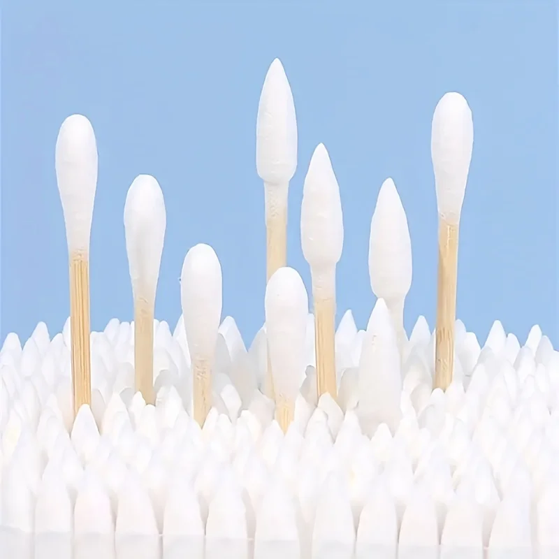 200PCS boxed double-headed cotton swabs, disposable cotton pads, ear swabs, tampons 3