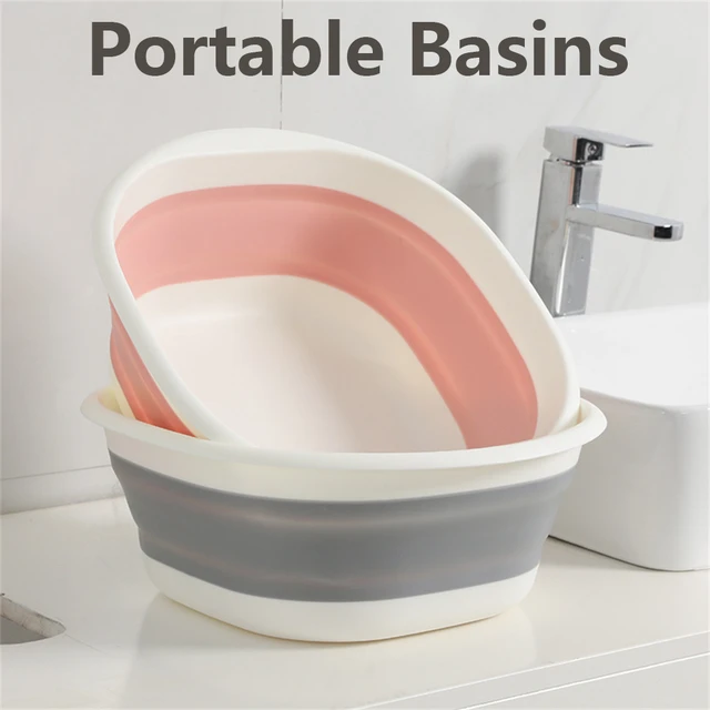 Collapsible Wash Basin Hangable Collapsible Sink Foldable Dish Tub For  Washing Dishes Camping Hiking And Home Portable Washing - AliExpress