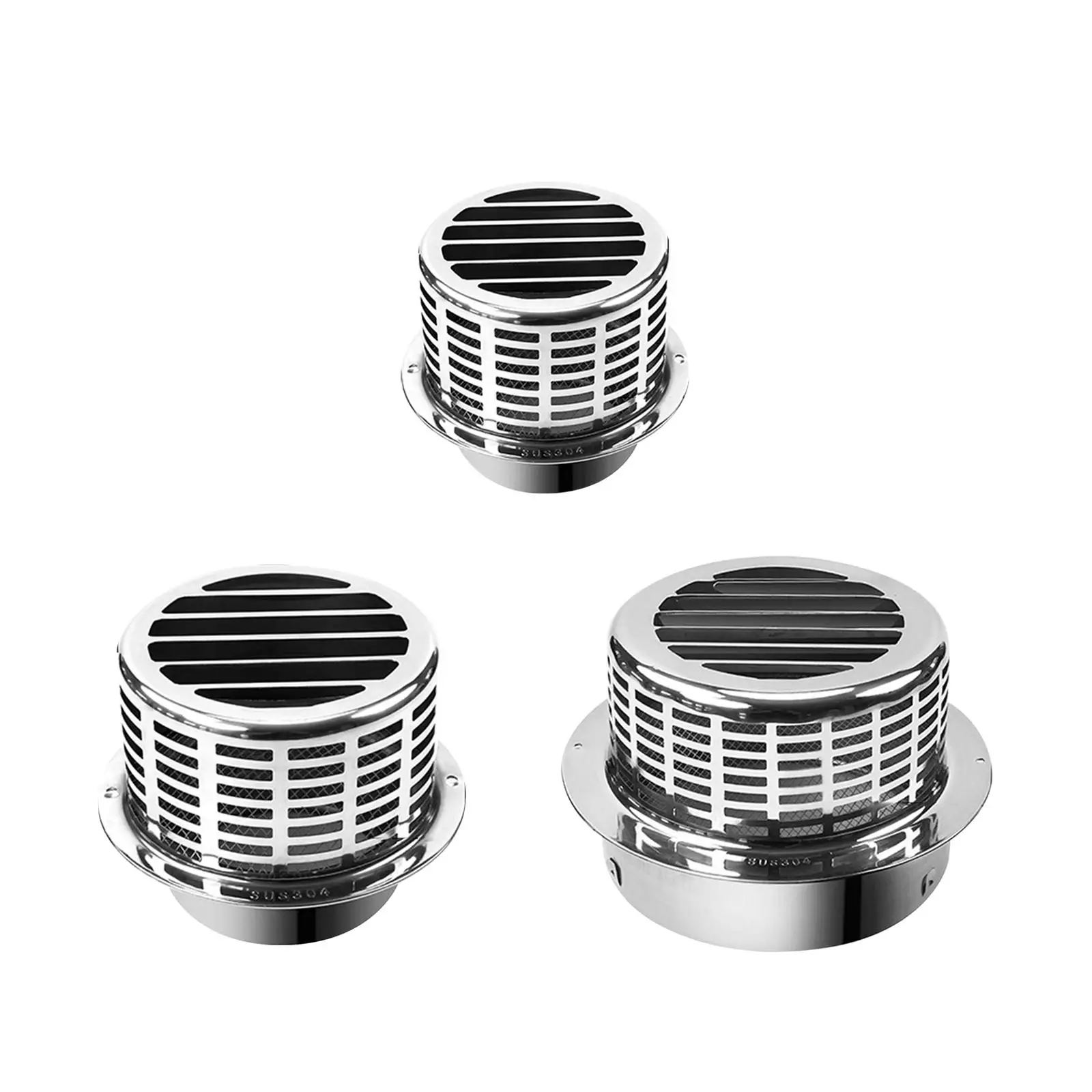 Stainless Steel Air Vent Multipurpose Building Supplies Breathable Ventilation Grille for Bathroom Workshop Ventilation Systems