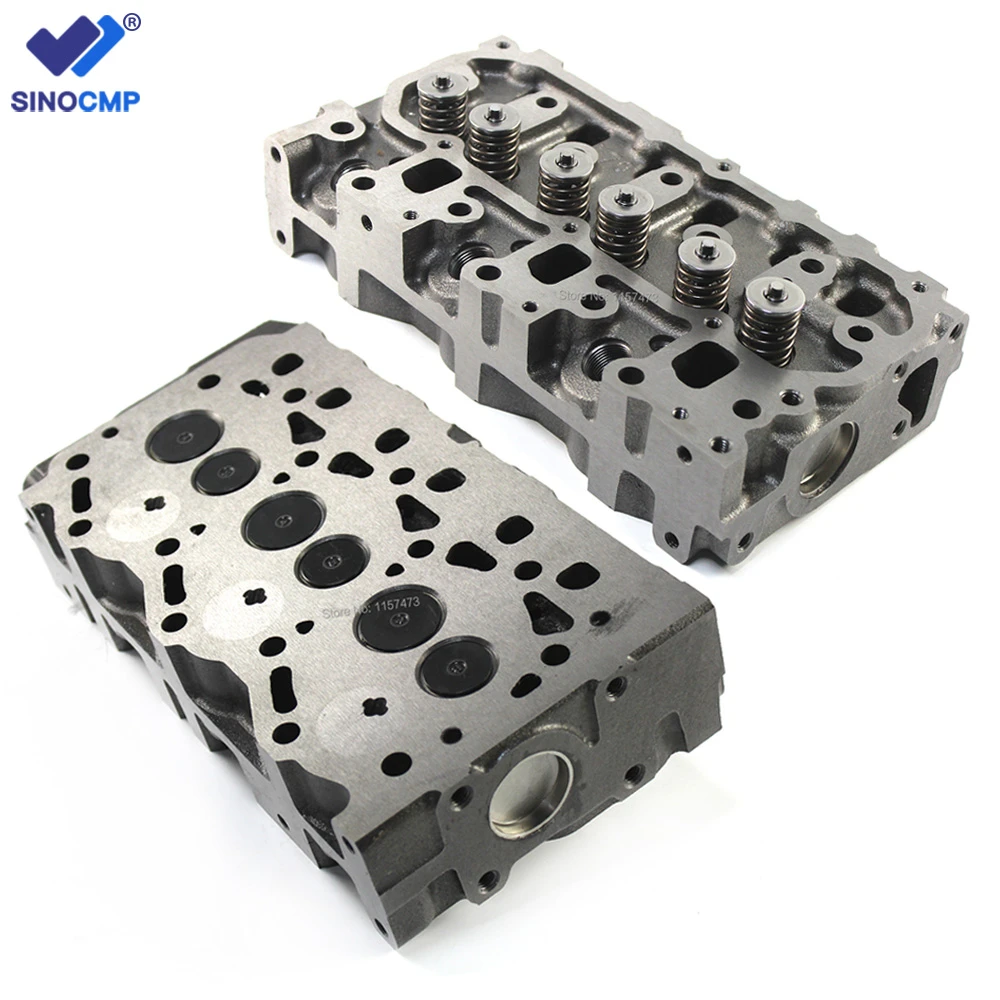 3TNM74 Engine Cylinder Head with Valves for Yanmar Engine Excavator