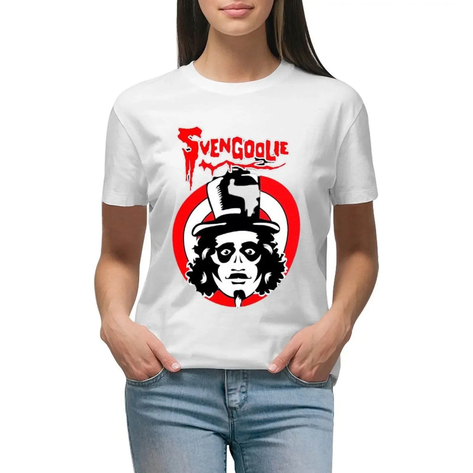 

Svengoolie t-shirt,Svengoolie 2022 , T-shirt korean fashion aesthetic clothes animal print shirt for girls cat shirts for Women