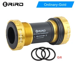 Ceramic Bicycle Bottom Bracket with Sealed Bearings - Universal Fit (Ordinary - Gold)
