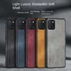 For Samsung Note 10 Lite N770F Case PU Leather Skin Hard Cover Matte Phone Case Silicone Bumper for Samsung Galaxy Note10 Lite 1