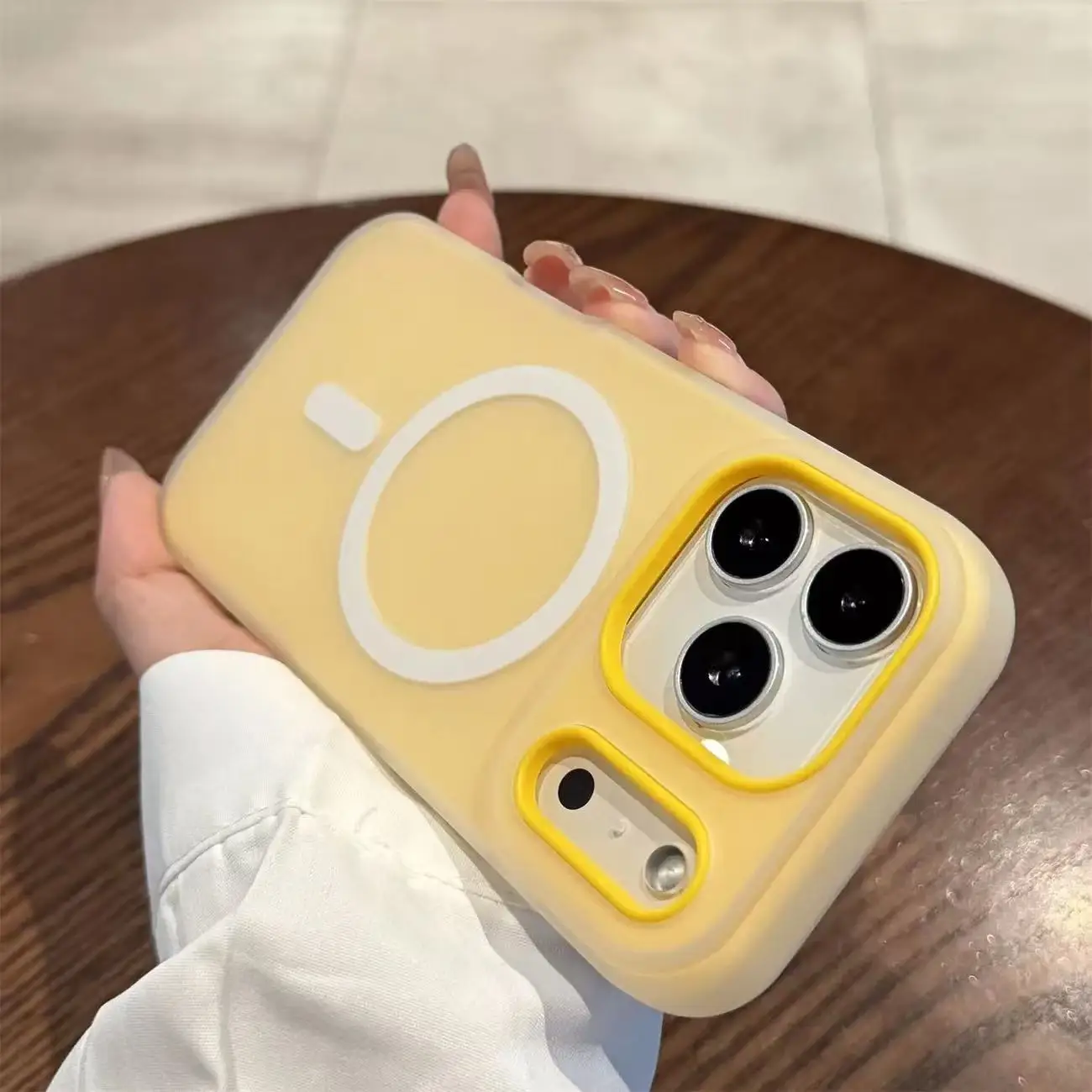 Luxury Candy Color 2IN1 magnetic Case for iPhone 17 Air 17Pro 17 Pro Max Magsafe Wireless Charge Clear Matte shockproof Cover