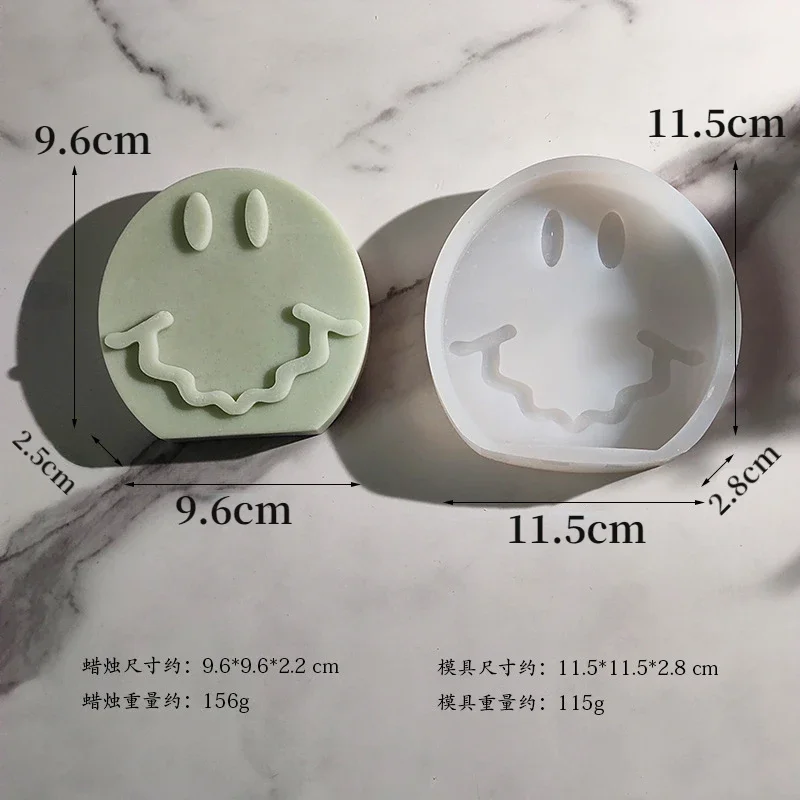 Cestony Rotondo smiley faccia FK font Stampi in Silicone per Fare