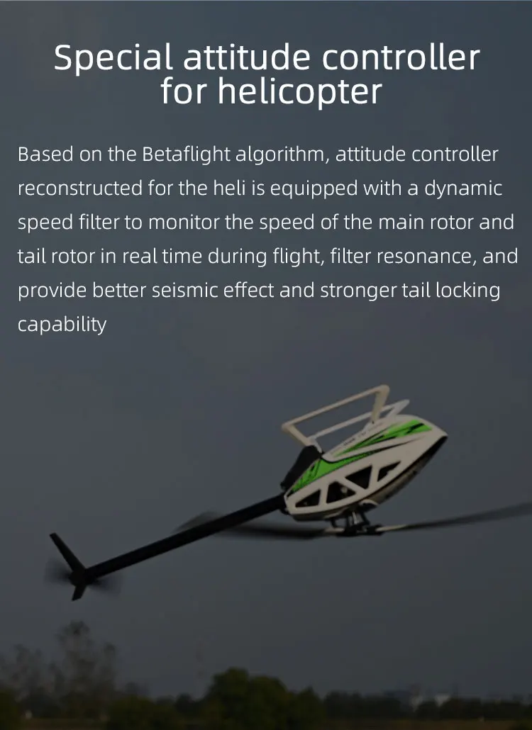 Flywing Rotorflight HELI 405 RF 3D Flight Controller FBL Gyro System Betaflight Support Receiver PPM Spektrum Helicopter 