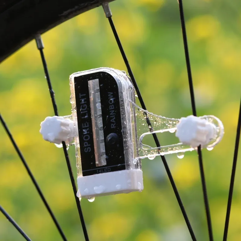 30 Patterns Bike Wheel Light LED Neon Safety Warning Light Cycling Bicycle USB Rechargeable Mountain Road Bike Spoke