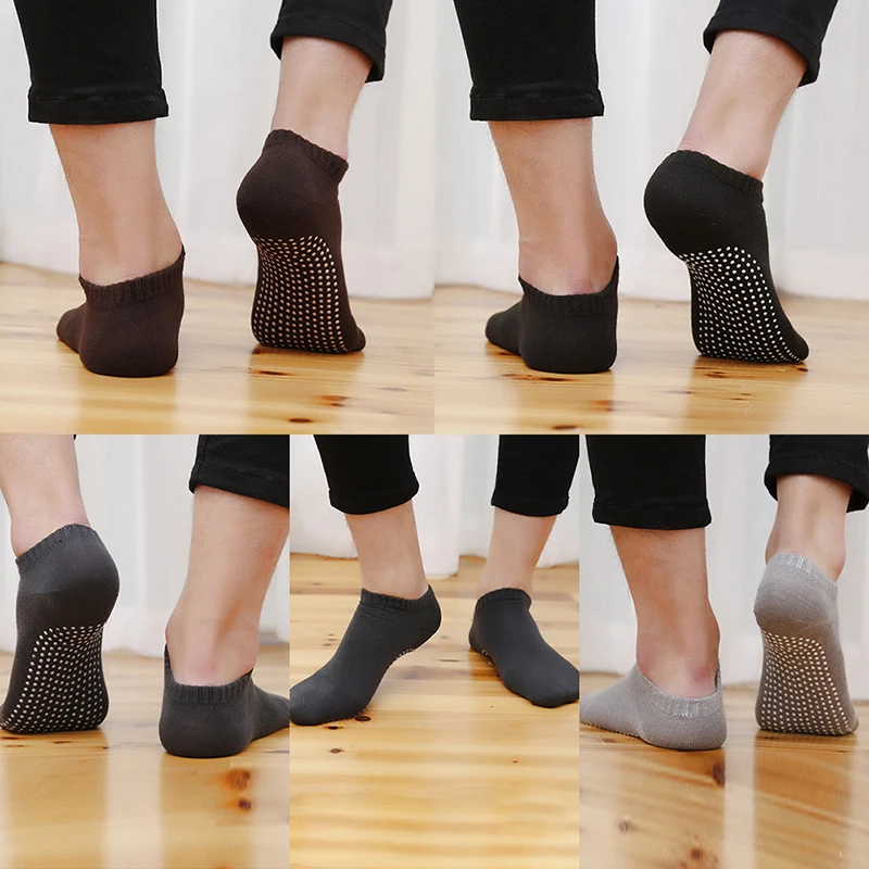 

Men Socks Running Socks Gym Sport Yoga Run Non Slip Fitness Socks Dropshipping