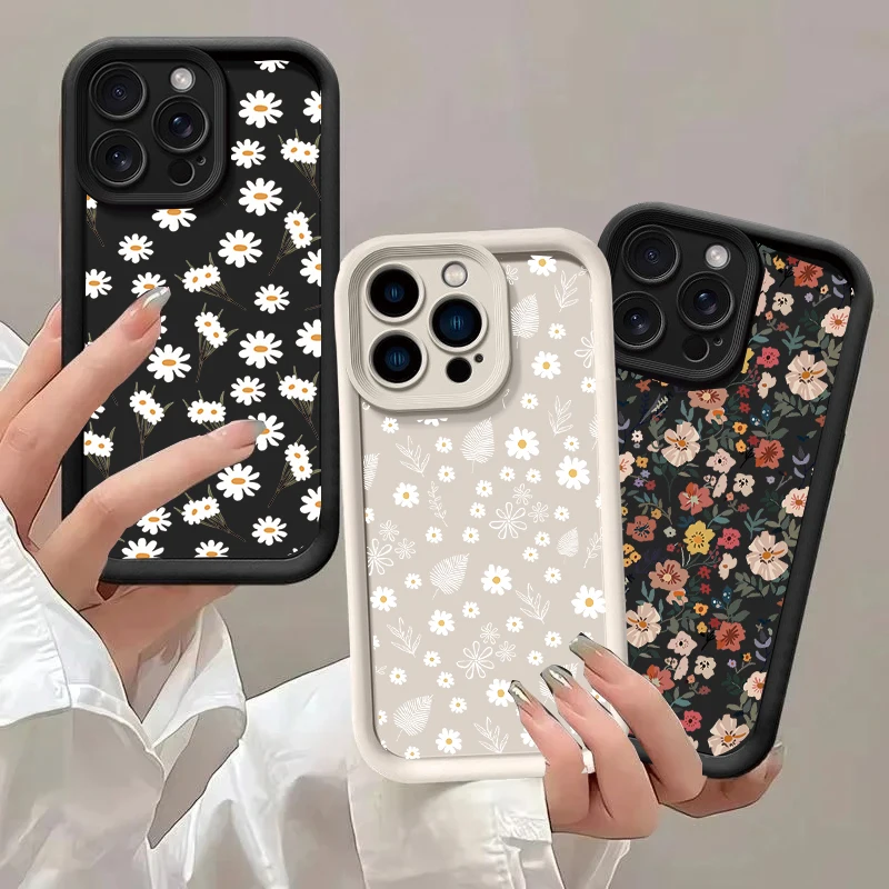 Chic Daisy Flower Full Protection Phone Case