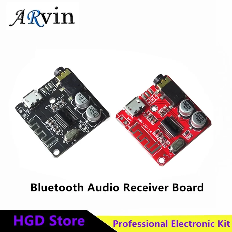 Bluetooth Audio Receiver Board Bluetooth 5.0 MP3 Lossless Decoder Board Wireless Stereo Music Module 3.7-5V XY-BT-Mini