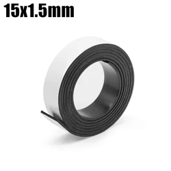 Flexible Self - Adhesive Magnetic Tape for Home and Office Use, 1 Meter (15x1.5mm)