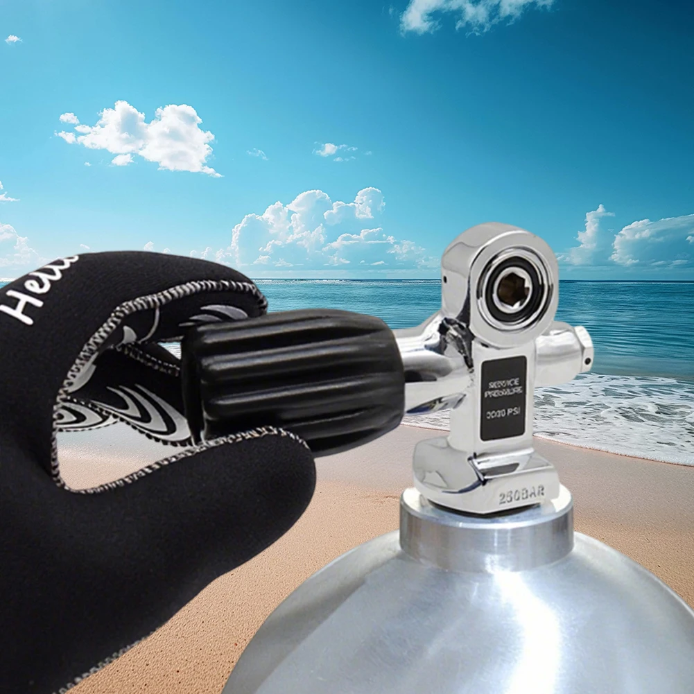 Scuba Diving Tank Valve Knob Air Tank Valve Cap Non Slip Scuba Tank Valve Part Scuba Tank Valve Handwheel Diving Accessories