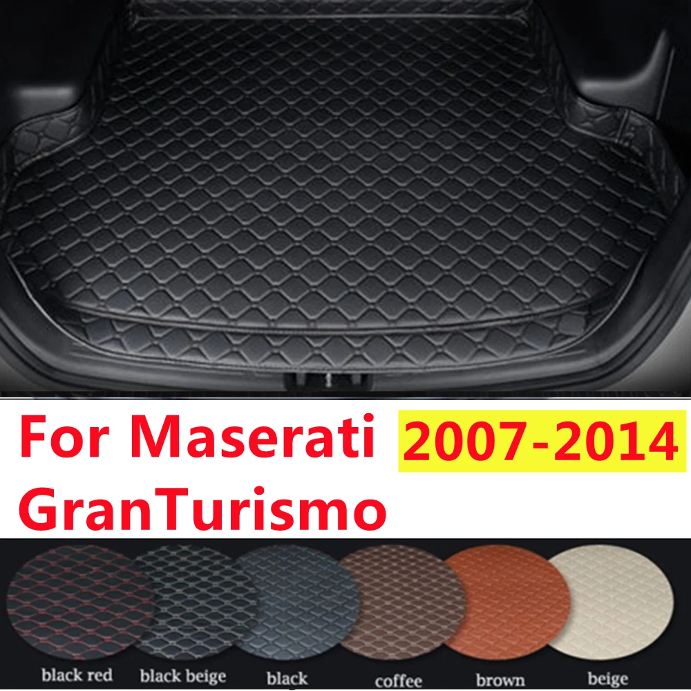

SJ Высокая сторона любую погоду на заказ подходит для Maserati GranTurismo 07-14 автомобильный коврик для багажника автомобильные аксессуары задняя крышка для грузового лайнера ковер