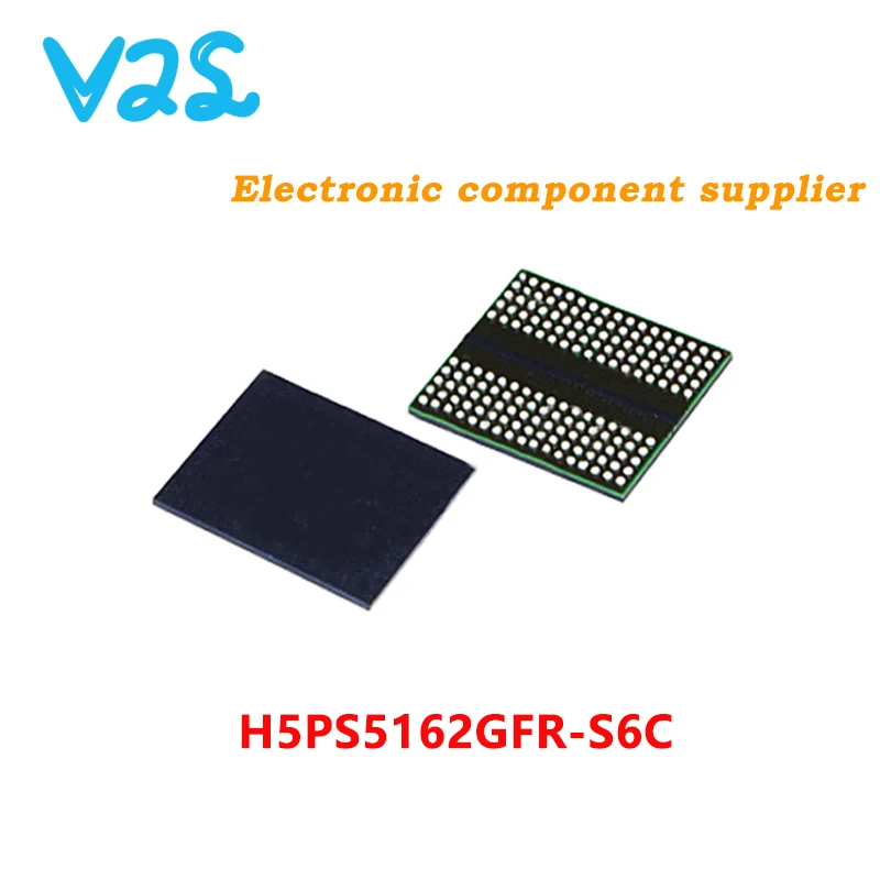 

(4pcs) 100% test very good product H5PS5162GFR-S6C H5PS5162GFR S6C bga chip reball with balls IC chips