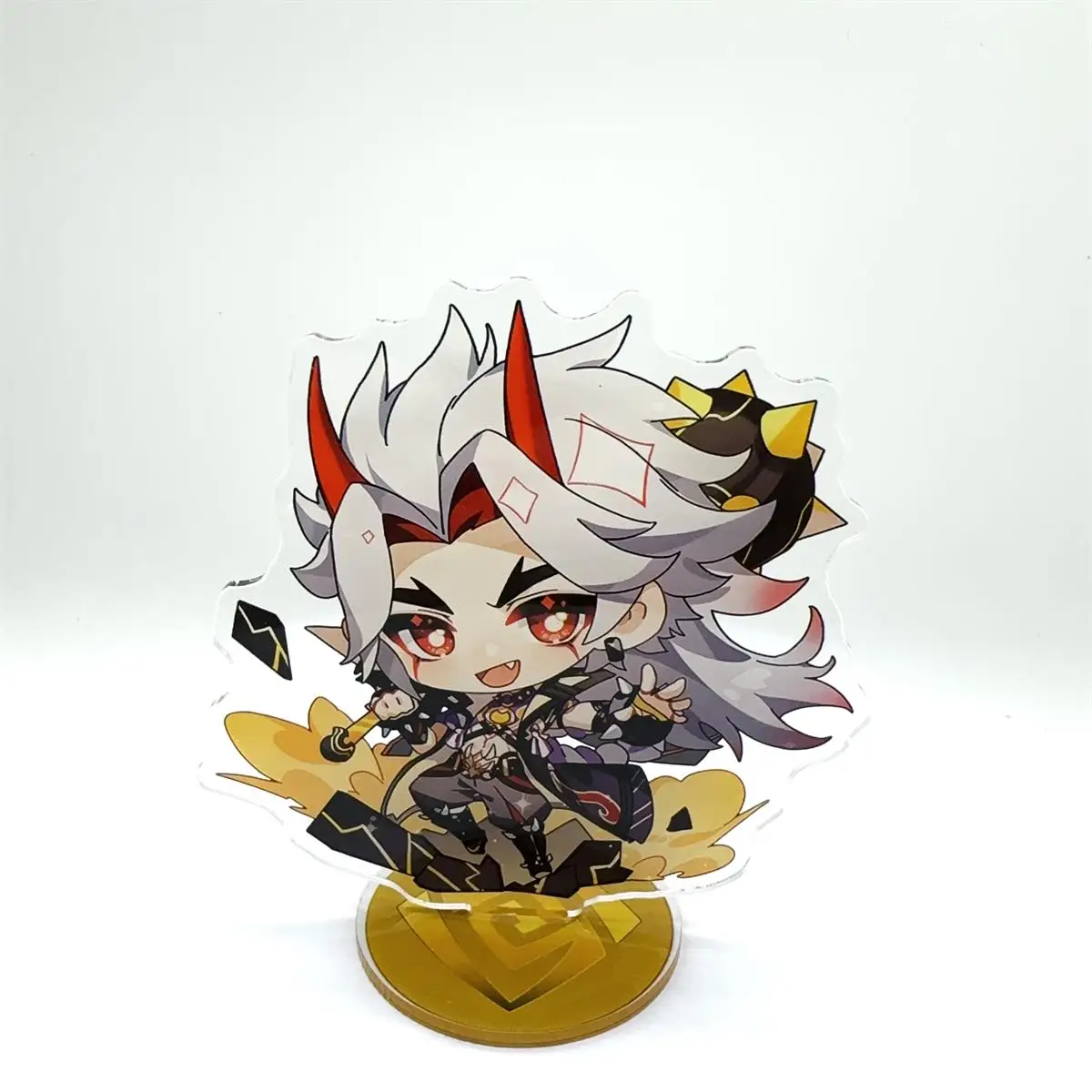Genshin Impact Anime-Figur Zhongli Xiao Hutao Acryl-Standmodell 10cm Schreibtisch-Deko Stehende Figur Geschenk für Spielfans – Detail 7