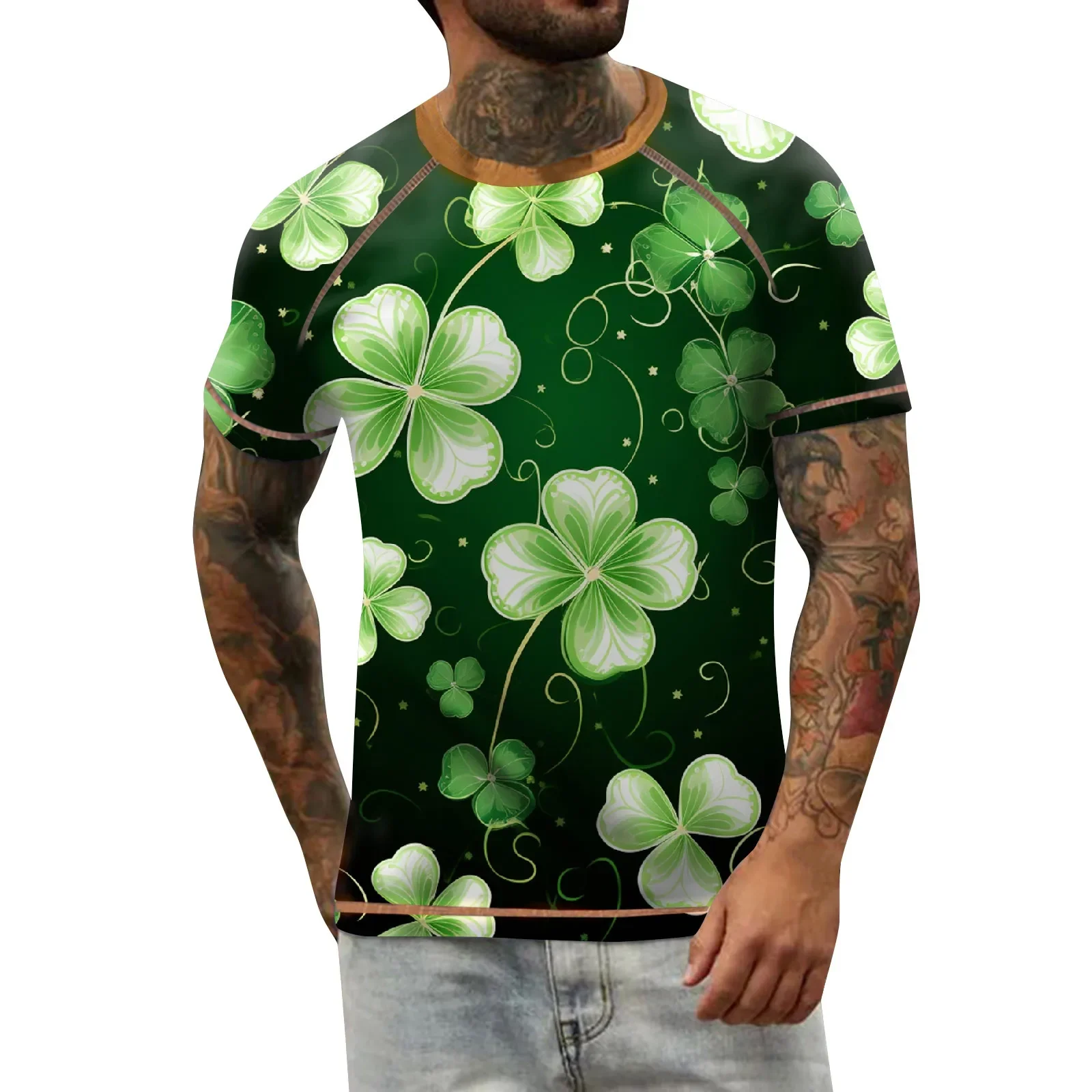 

Ирландский шамрок День Святого Патрика ирландский Клевер футболка подарок идея мода классический стиль футболка унисекс Топы с принтом Ropa Homb
