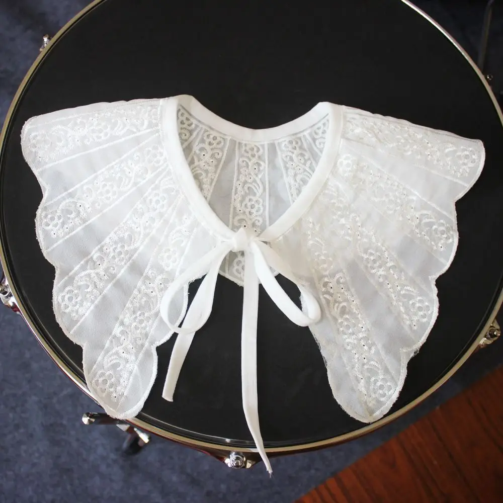 

Korean False Collar New Women Detachable Decorative Neckwear Hollow Shirt Collar Fake Collar Accessories