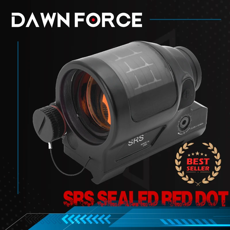 SRS Hunting Solar Power Reflex Sight 1X38 Red Dot Sight Scope With QD Suitable for 20mm rail rifles such as SCAR HK AK-47