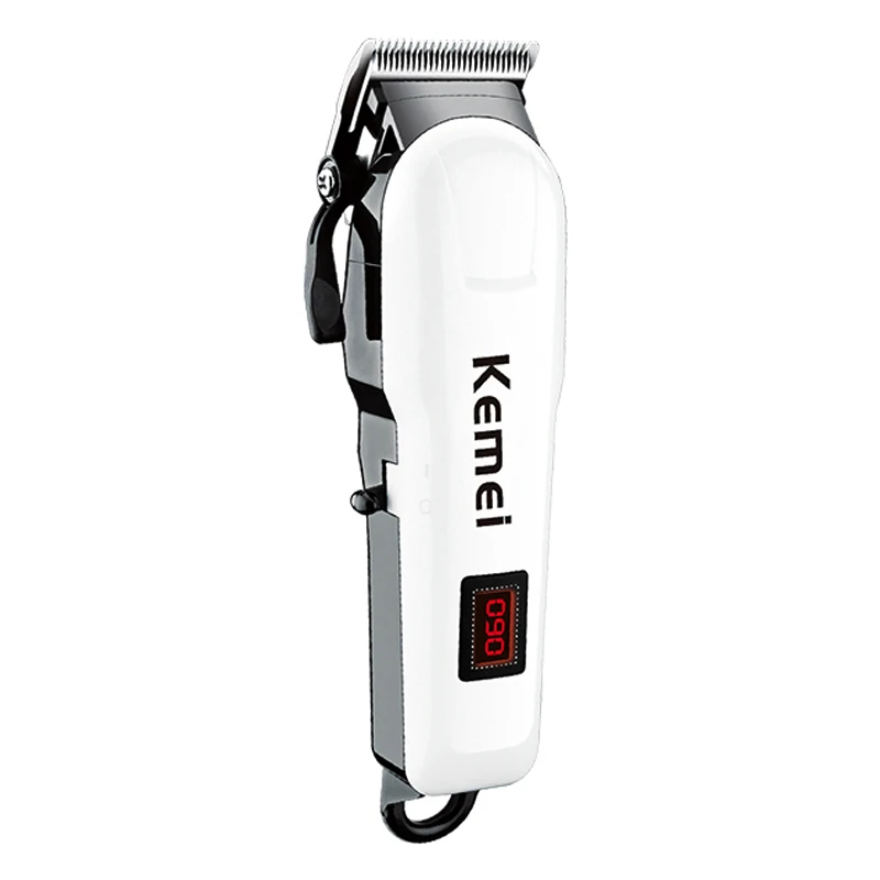 KM Rechargeable Professional Hair Clipper Hair Trimmer For Men Shaver Hair Cutting Machine Barber Accessories Cut Machin Beard