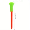 10pcs Plastic PP Golf Tees Multi Color 8.3cm/3.26in Durable Cushion Top Golf Tee Golf Accessories Golf Ball Holder 3