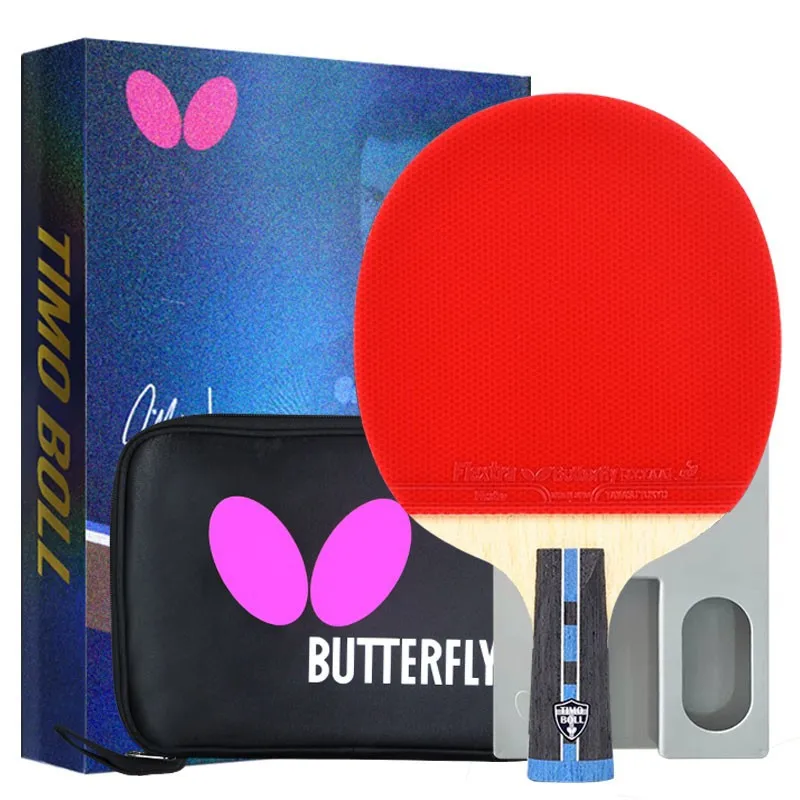 Butterfly Pol Star Gift Box Straight racquet Upgrade gift racket High elastic carbon fiber table tennis racket