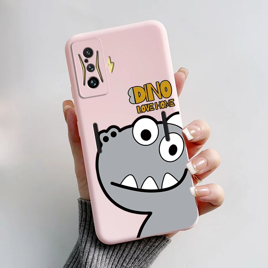 Silicone Soft Cartoon Frog Phone Case for Redmi K50 Gaming Edition