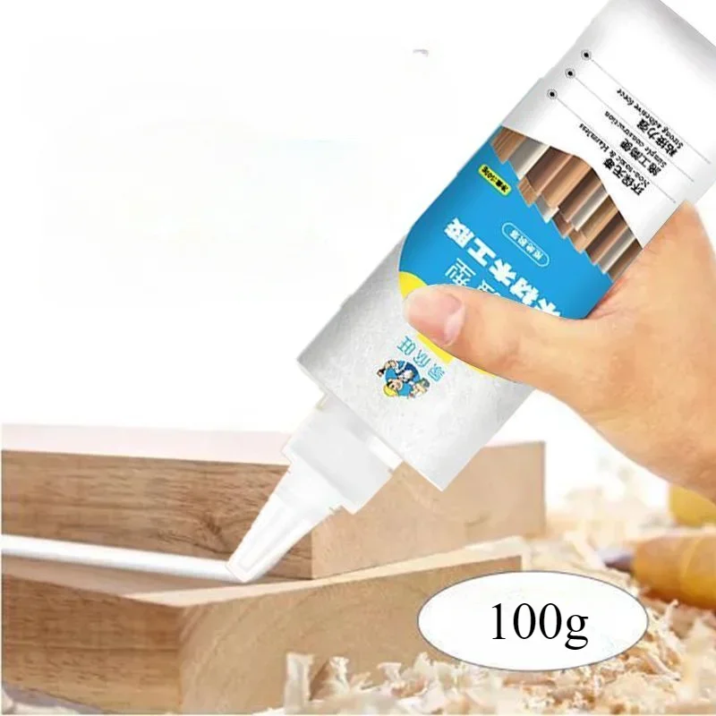 100g White Woodworking Glue Adhesive Wood Super Glue Bonded Wooden Toy Model Woodcarving Waterproof wood achieve Repair Glue