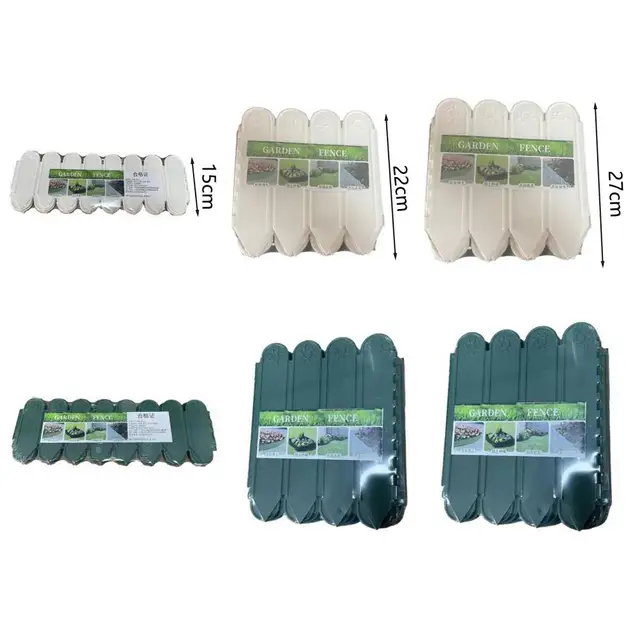 Növény Kerítéskártya Nyílás Splicing Plug-In Csatlakozás Hajlító-Rezisztens Egymásra Rakható Stabil Napmintás Virágkerítés Kertész Szerszám - Image 6