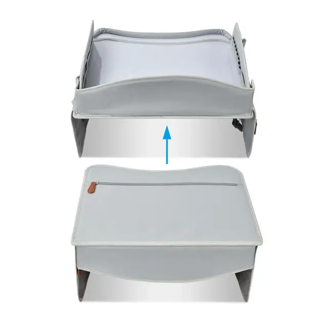 Vassoio Da Viaggio Per Seggiolino Auto Bambini - Tavolino Portatile Per Auto E Aereo - Foto 13