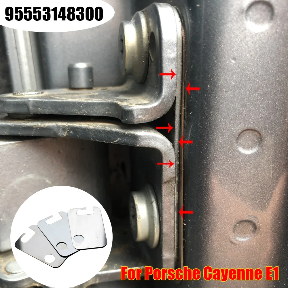 

95553148300 3X Car Front Left Right Lower Door Hinge Washer Shim Pad For Porsche Cayenne E1 2003 2004 2005 2006 2007 2008 -2010