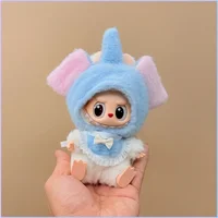 For 17cm Labubu Cute Animal Hat Decoration Doll Clothes Ropa Labubu V1 V2 V3 Kawaii Outfit Accessories Doll Clothes 1