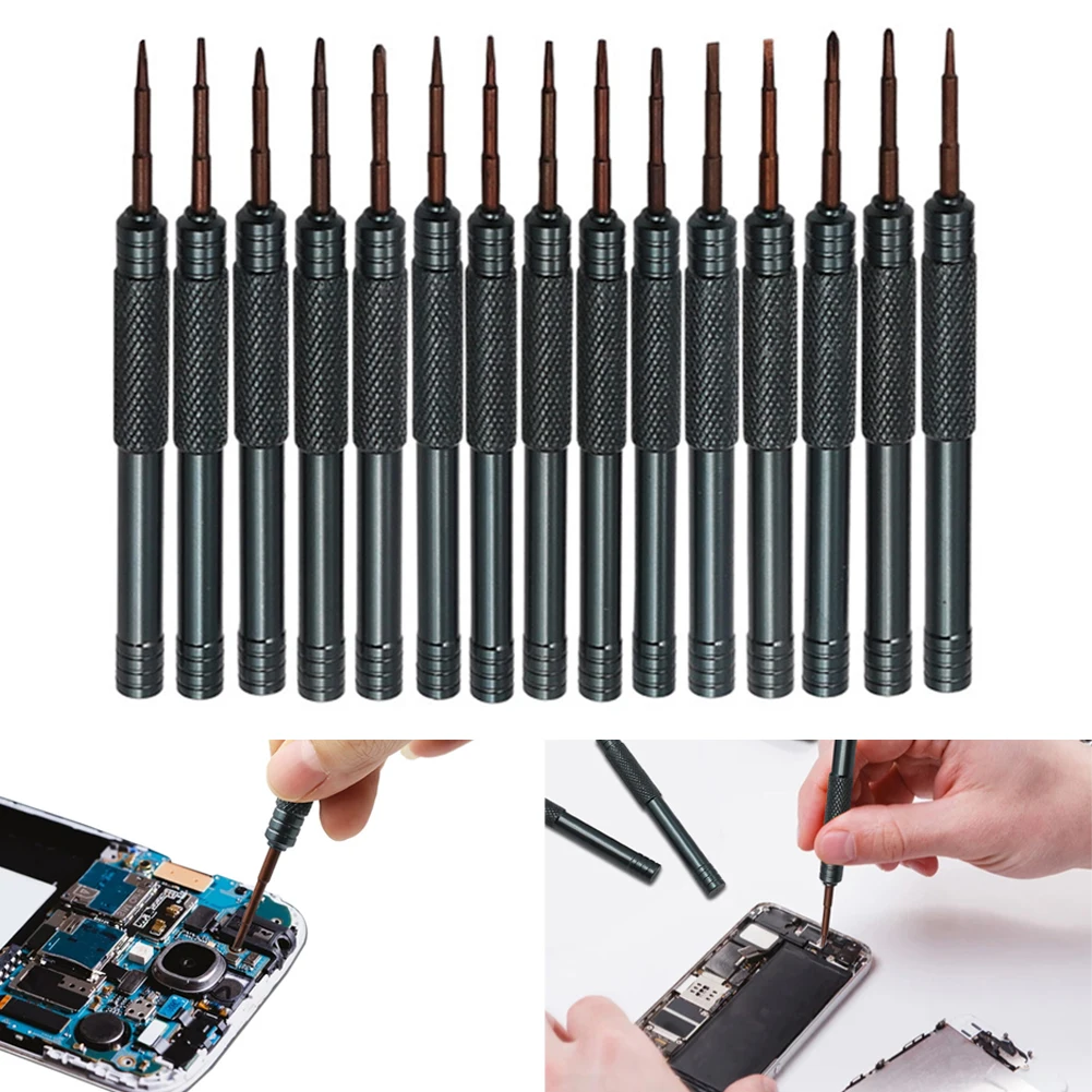 Hand Tools Screwdriver 105*7.4mm Black+Brown Computer Disassemble For Cell  Phone Precision Screwdriver Home 1pcs - AliExpress, image size:1001x1001