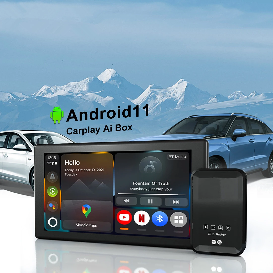   ī÷ ڵ Ai ڽ, ȵ̵ 11.0, 8 ھ, GPS, ø, Ʃ, MMB, USB,  5.0, ڵ ÷ , HDMI, VW