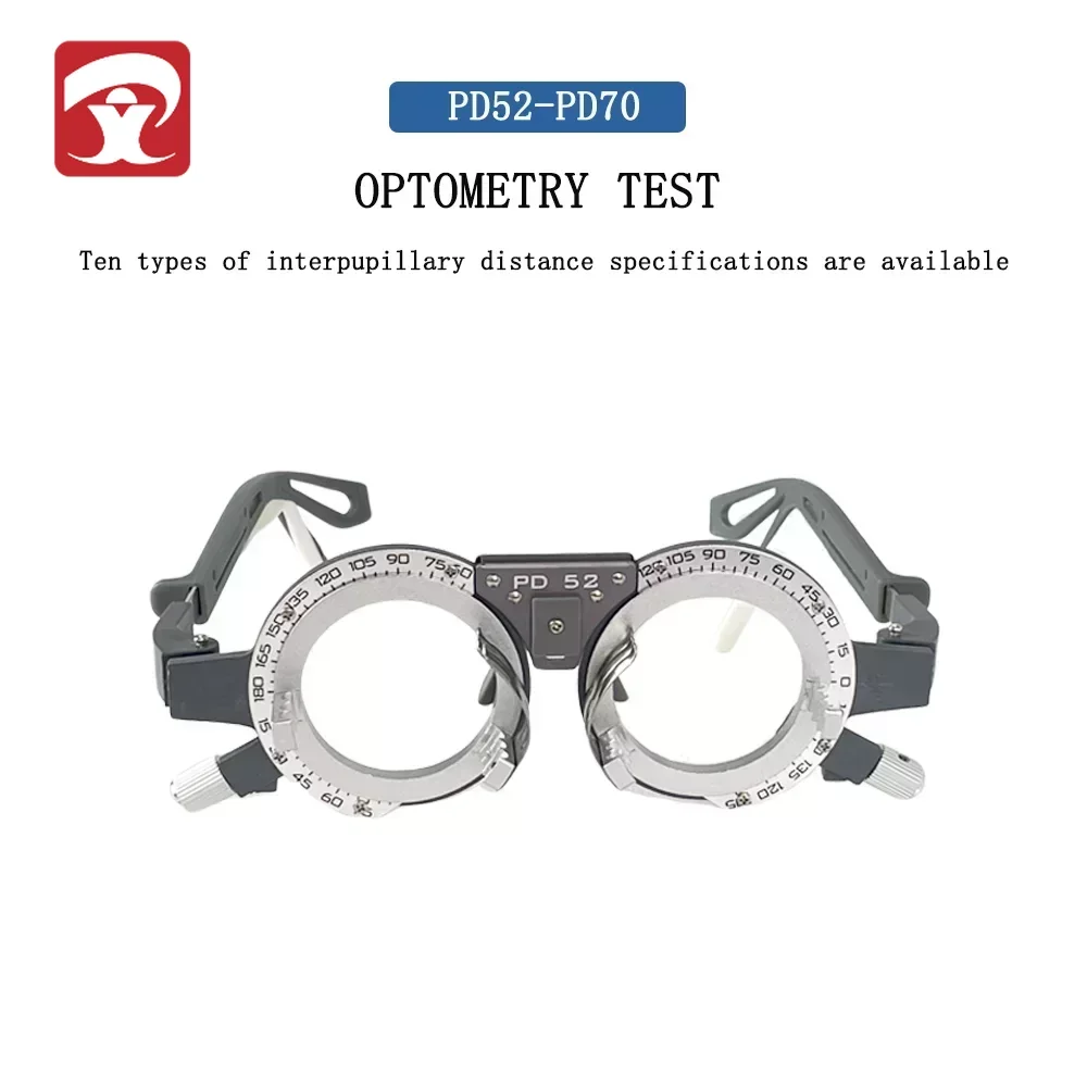 

High Quality PD 52-70mm Optical Equipment Titanium Trial Frame TF-T