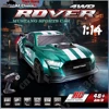 Drift RC Racing Car 1/14 Ford Mustang RC Car High Speed 2.4G 4WD Drift Remote Control Muscle Car Toys for Boys 1